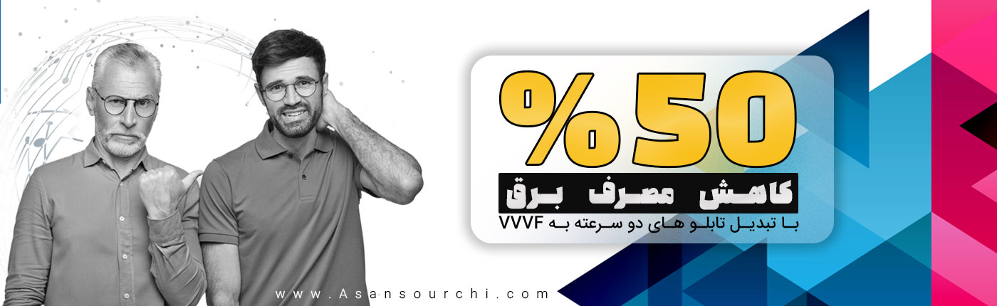 تبدیل تابلو های دو سرعته به درایو دار